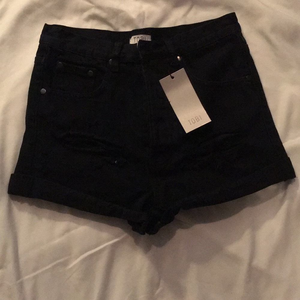TOBI high rise shorts size 26